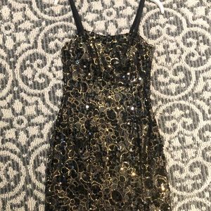 Sparkly, mini, cocktail dress